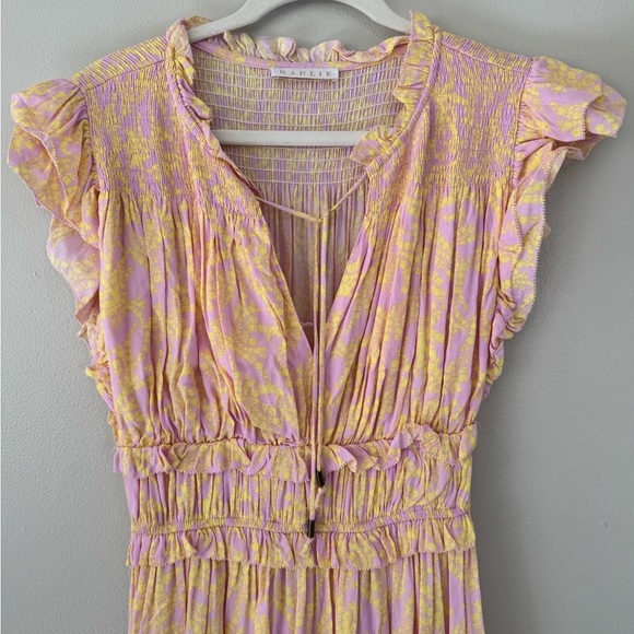 Karlie Ruffle Sleeve Tiered Midi Dress - Picture 6 of 7